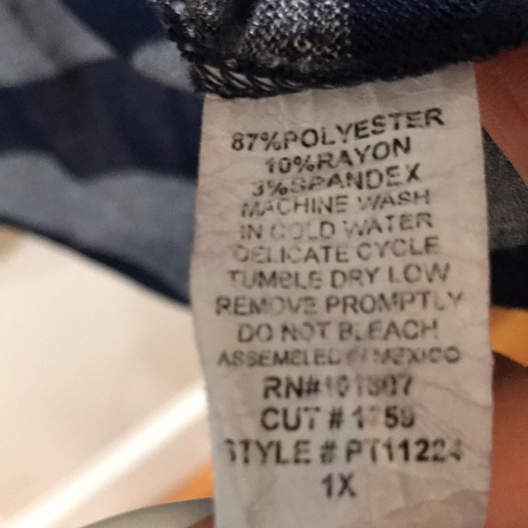 Espresso striped cardigan size 1X - Picture 5 of 11